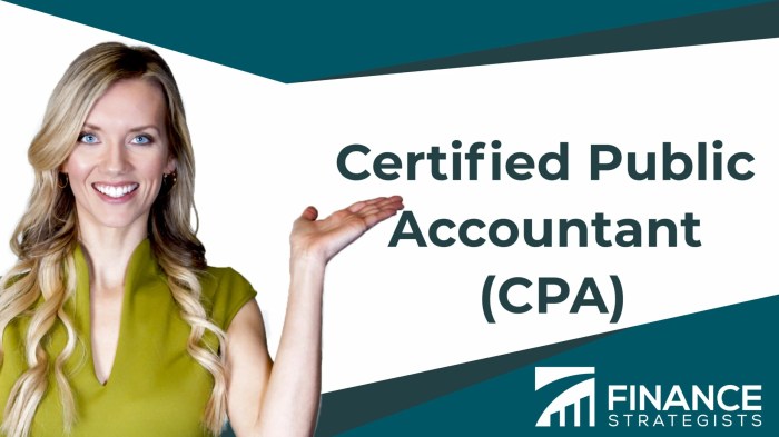Cpa accountant certified